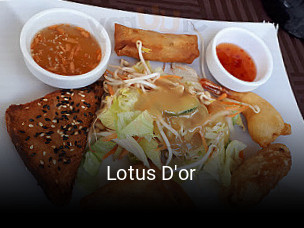 Lotus D'or réservation de table