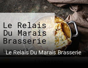Réserver une table chez Le Relais Du Marais Brasserie maintenant