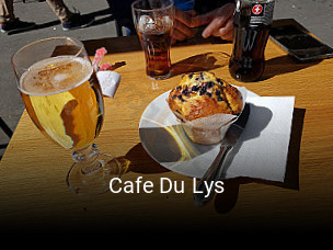 Cafe Du Lys réservation en ligne