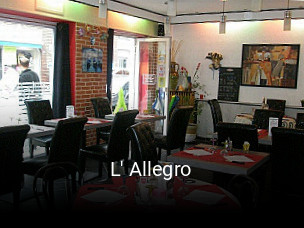 Réserver une table chez L' Allegro maintenant