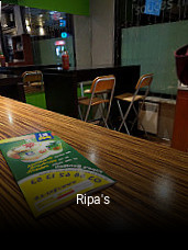 Réserver une table chez Ripa's maintenant