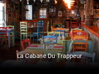 Réserver une table chez La Cabane Du Trappeur maintenant