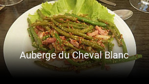 Auberge du Cheval Blanc réservation de table