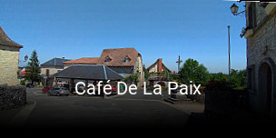 Café De La Paix réservation de table