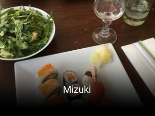 Mizuki réservation de table
