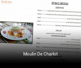 Moulin De Charlot réservation en ligne