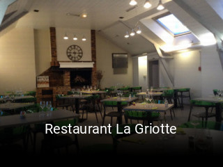 Restaurant La Griotte réservation en ligne
