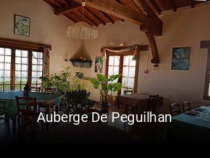 Auberge De Peguilhan réservation de table