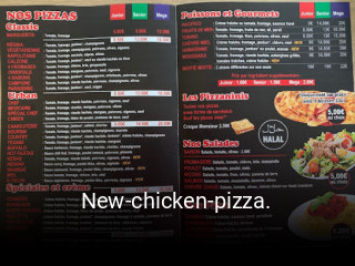 New-chicken-pizza. réservation de table