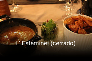 Réserver une table chez L' Estaminet (cerrado) maintenant