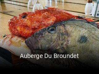 Auberge Du Broundet réservation de table