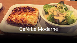Café Le Moderne réservation
