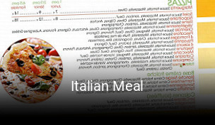 Italian Meal réservation