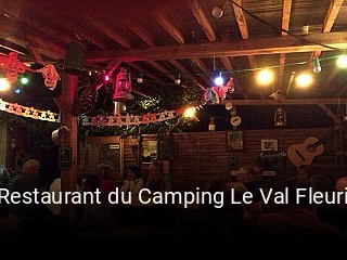 Restaurant du Camping Le Val Fleuri réservation de table
