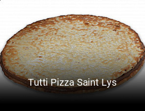 Tutti Pizza Saint Lys réservation en ligne