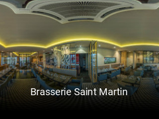 Brasserie Saint Martin réservation