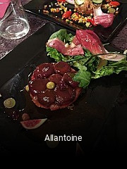 Allantoine réservation de table