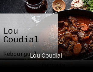 Lou Coudial réservation en ligne