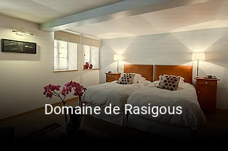Domaine de Rasigous réservation en ligne
