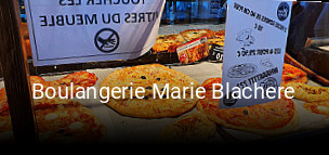 Boulangerie Marie Blachere réservation en ligne
