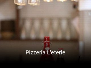 Pizzeria L'eterle réservation en ligne