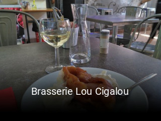 Brasserie Lou Cigalou réservation de table