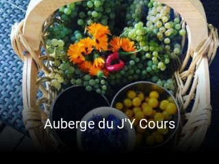Auberge du J'Y Cours réservation de table