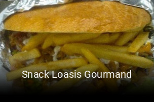 Snack Loasis Gourmand réservation de table