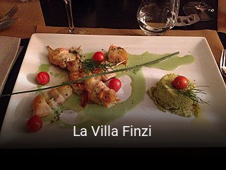 La Villa Finzi réservation de table