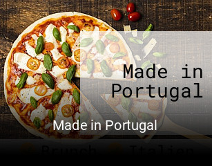 Réserver une table chez Made in Portugal maintenant