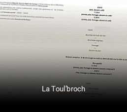 La Toul’broch réservation