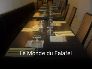 Le Monde du Falafel réservation de table