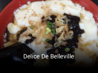 Delice De Belleville réservation en ligne