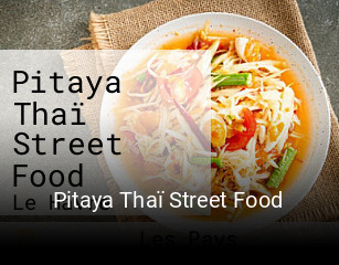 Pitaya Thaï Street Food réservation de table