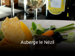 Réserver une table chez Auberge le Nézil maintenant
