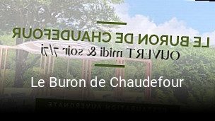Le Buron de Chaudefour réservation de table