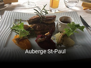 Réserver une table chez Auberge St-Paul maintenant