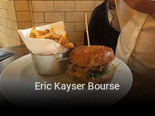 Eric Kayser Bourse réservation