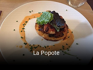La Popote réservation de table
