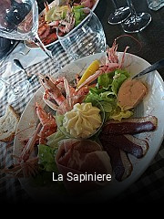 Réserver une table chez La Sapiniere maintenant