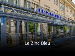Le Zinc Bleu réservation en ligne