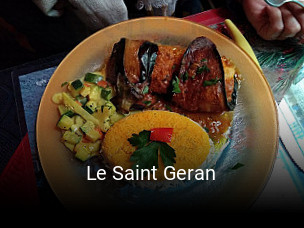 Le Saint Geran réservation de table