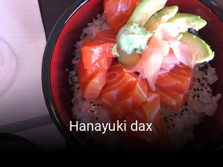 Hanayuki dax réservation de table