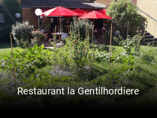 Réserver une table chez Restaurant la Gentilhordiere maintenant