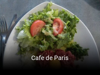 Cafe de Paris réservation en ligne