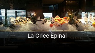 Réserver une table chez La Criee Epinal maintenant