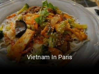 Réserver une table chez Vietnam In Paris maintenant