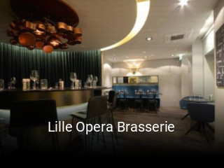 Lille Opera Brasserie réservation en ligne