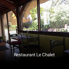 Restaurant Le Chalet réservation en ligne