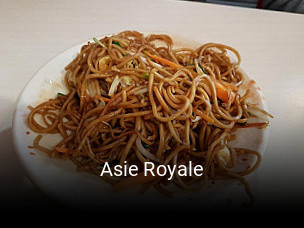 Asie Royale réservation en ligne